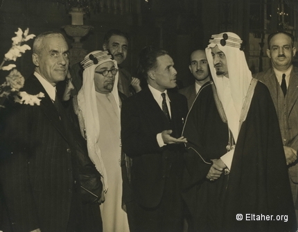 1946 - Bourguiba and Prince Faysal in New York 1946